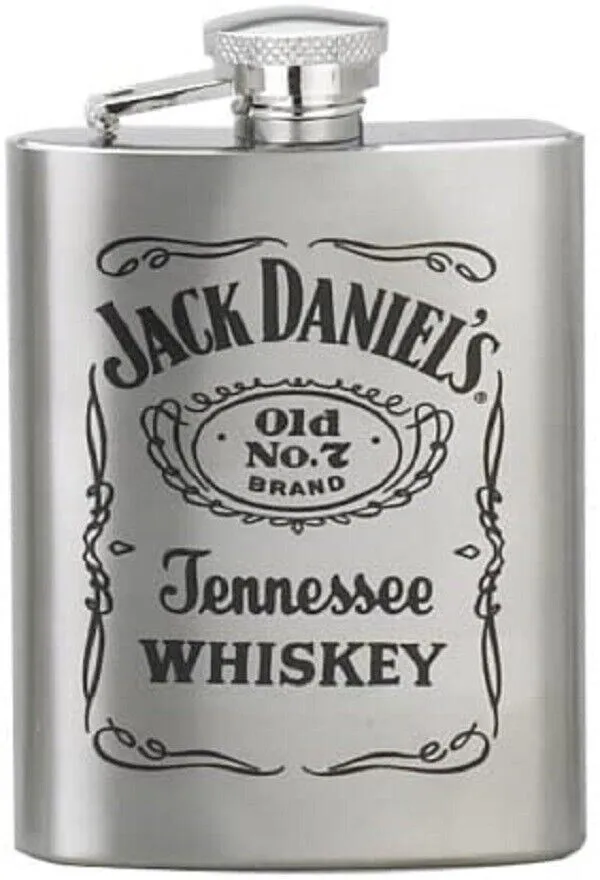 Jack Daniels 8oz rostfritt stål höftkolv