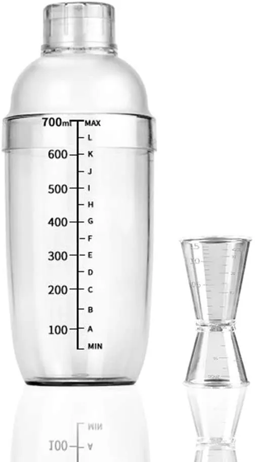 Chic cocktail shaker i plast
