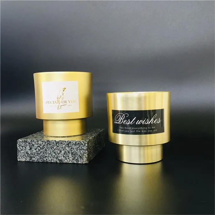 Kreativt ljuskopp steg aluminiumkopp