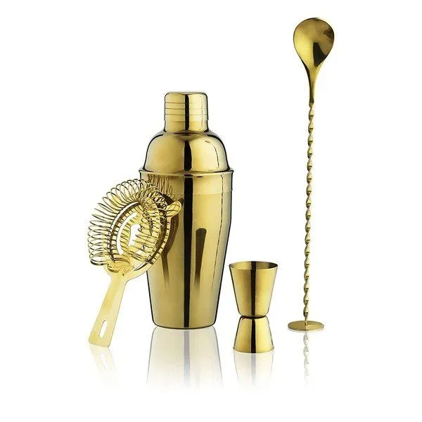 Guld Cocktail Shaker Set