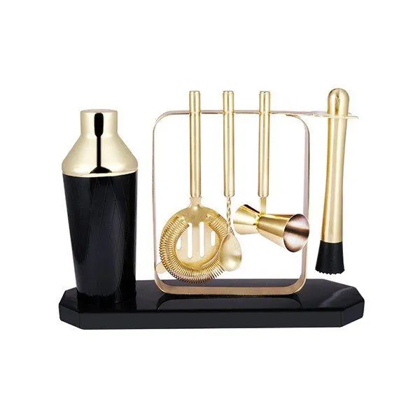 Cocktailshaker i guld