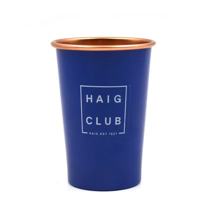 HAIG CLUB Spraymålad aluminiumkopp