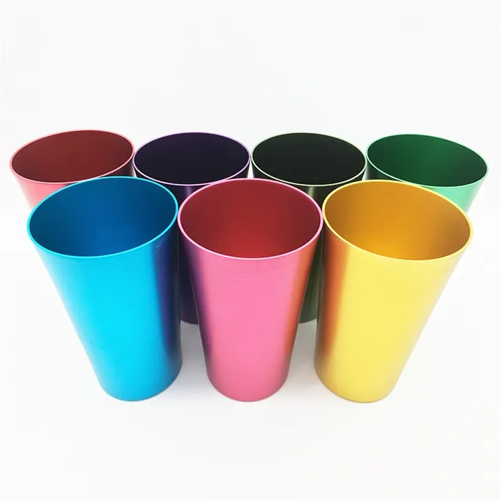Multi-specifikation Färg Aluminium Cup
