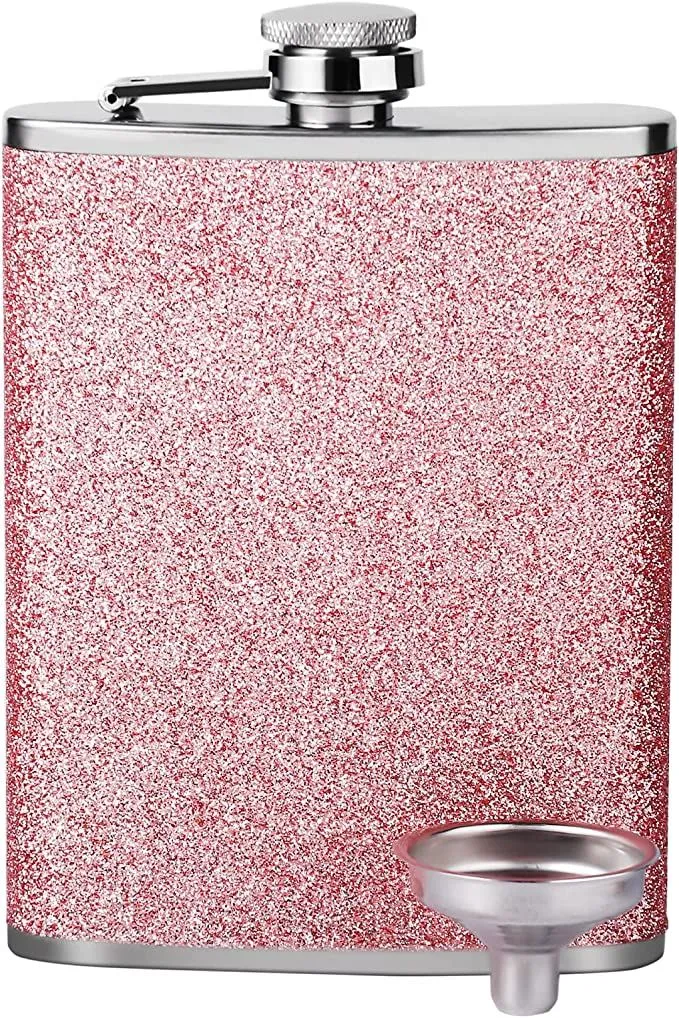 Rosa rostfritt stål höftkolv