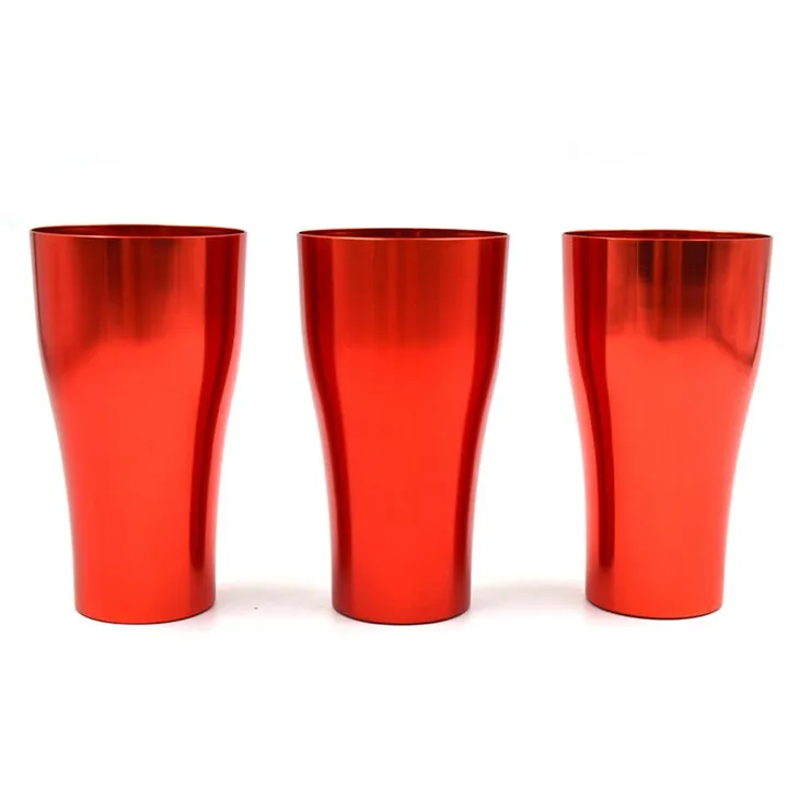 Röd 16oz Quick Cool Aluminium Cup