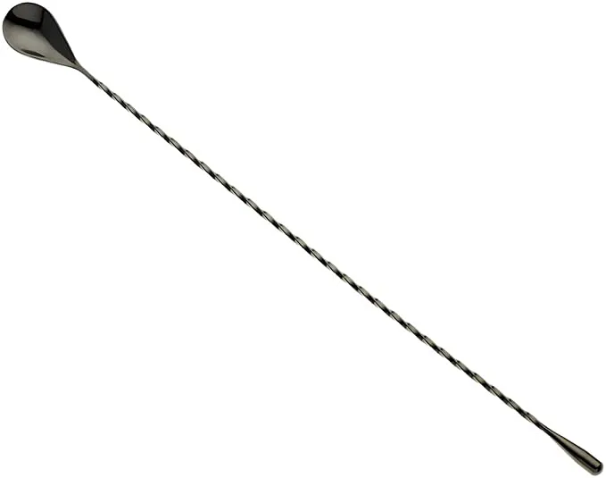 Rostfritt stål svart stångsked